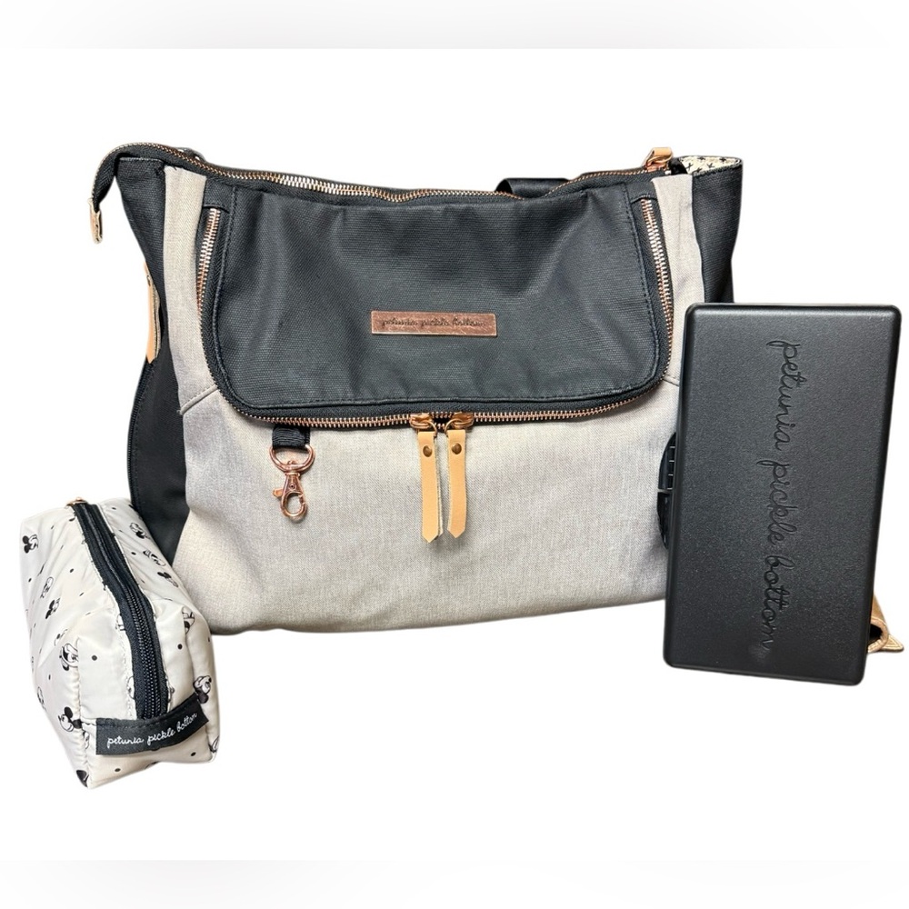 Petunia Pickle Bottom Pivot Pack Diaper Bag Backpack w/Travel Wipes Case & Pouch